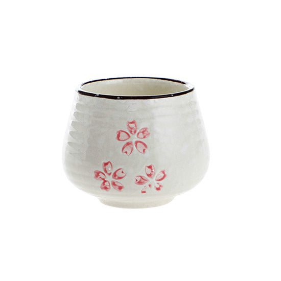 Sakura Ceramic White Wine Glass