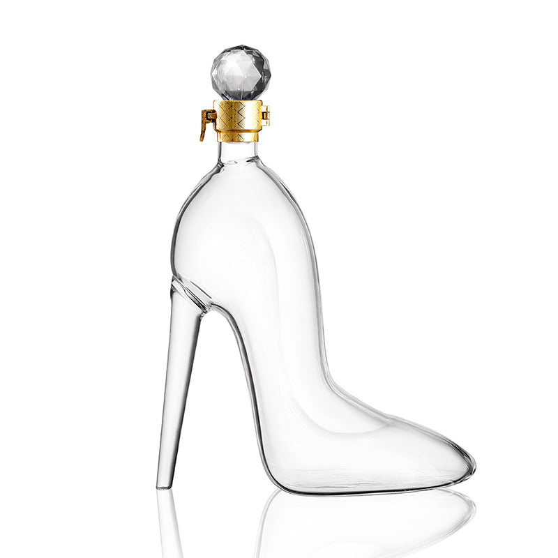 Glass High Heels Vodka Wine Container