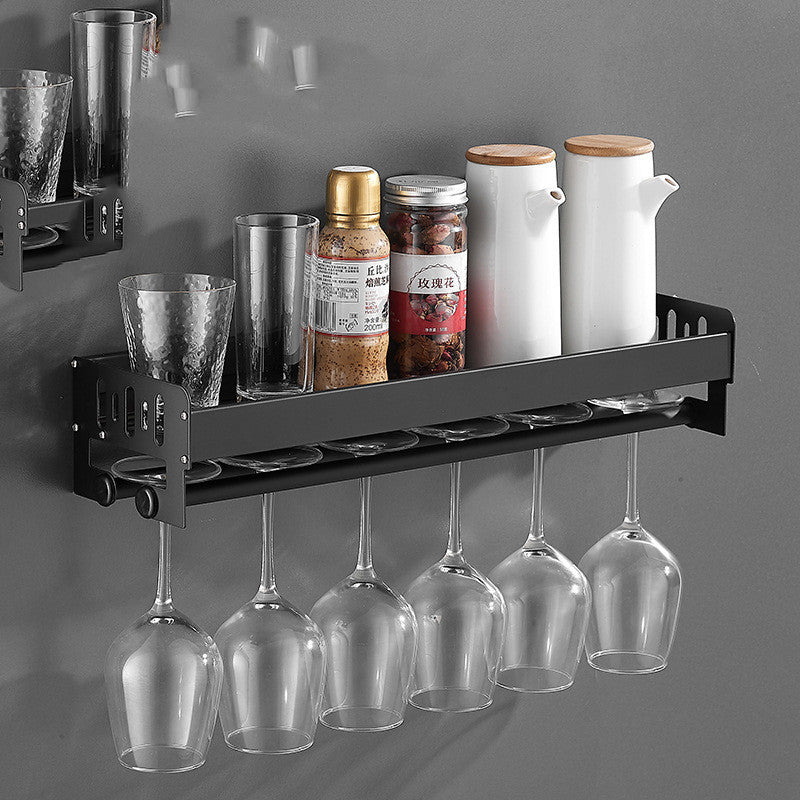 Kitchen Wine Glass Rack Upside Down Hanging Rack