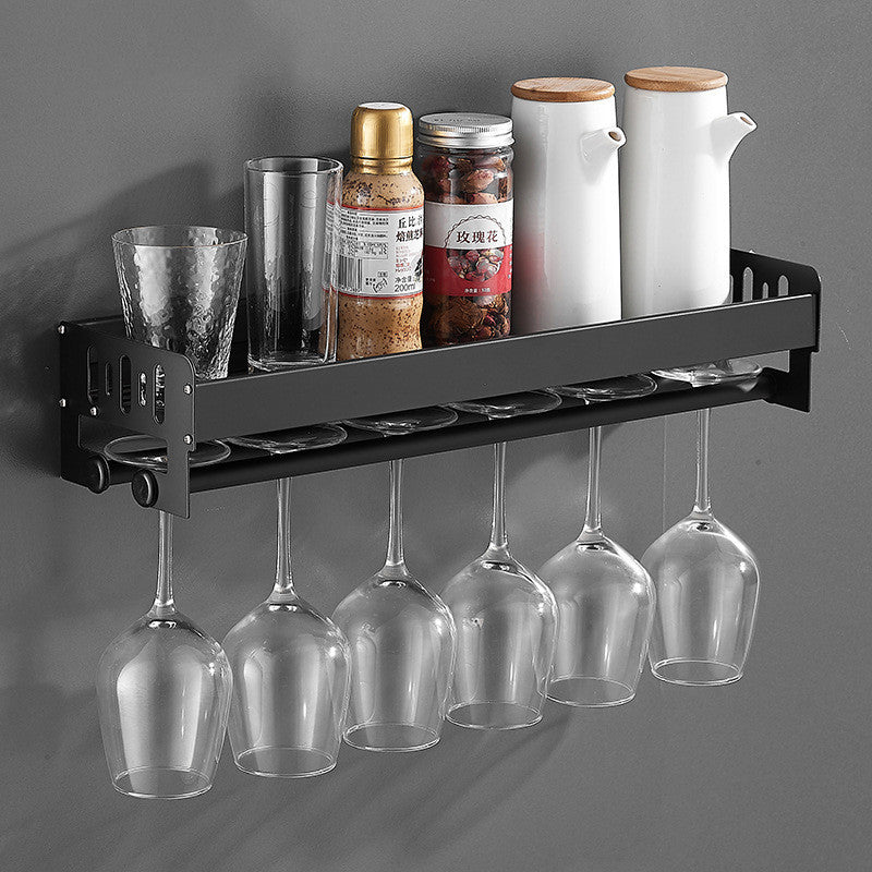 Kitchen Wine Glass Rack Upside Down Hanging Rack