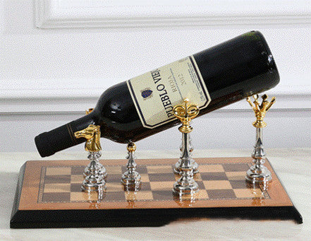 Classical Model Room Chessboard Wine Rack