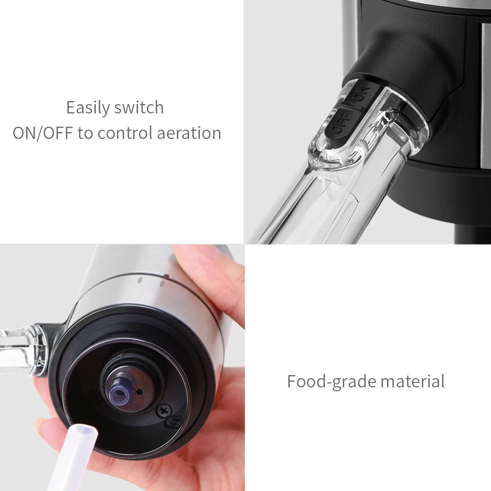 Electric Wine Aerator Dispenser Bar Accessories One-touch Automatic Wine Decanter Pourer Wine Aeration for Party aerador vinho