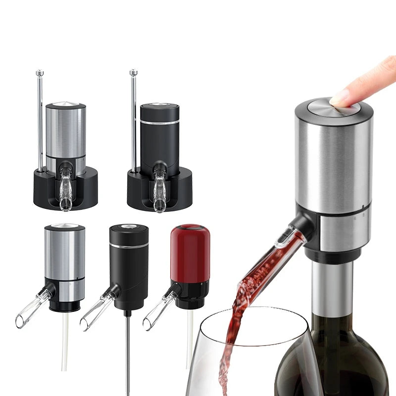 Electric Wine Aerator Dispenser Bar Accessories One-touch Automatic Wine Decanter Pourer Wine Aeration for Party aerador vinho