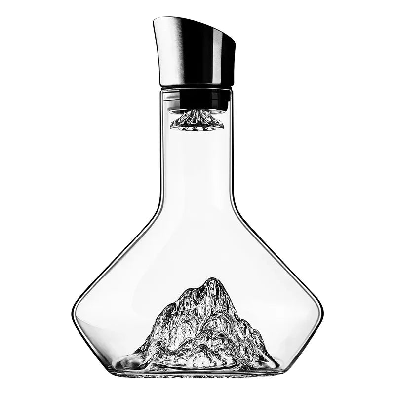 1800ML  Whiskey Decanter  Wine Decanter Lead-free Crystal Glass Creative Quick Decanter Pot Red Wine Glass Set Wine Accessories