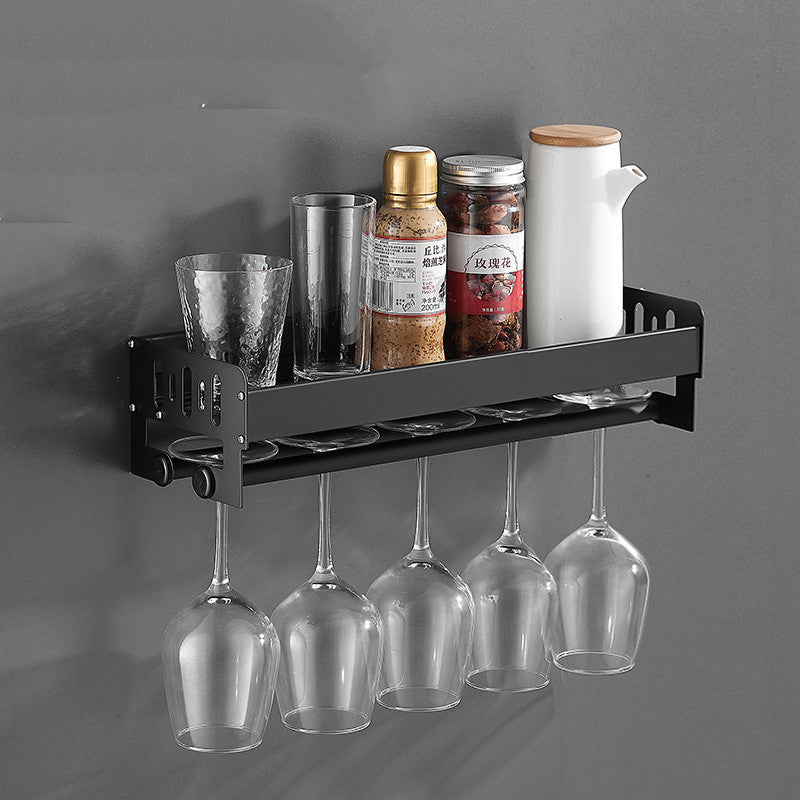 Kitchen Wine Glass Rack Upside Down Hanging Rack